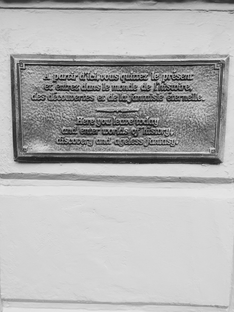 Here you leave today and enter...