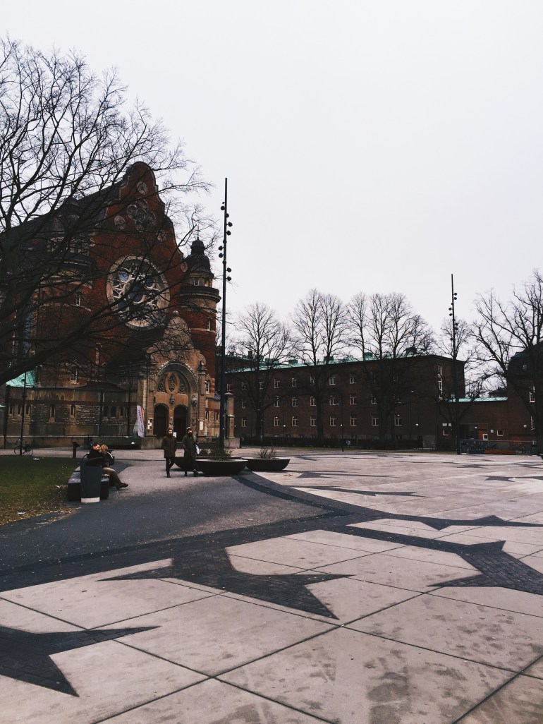 Looking at Church entrance