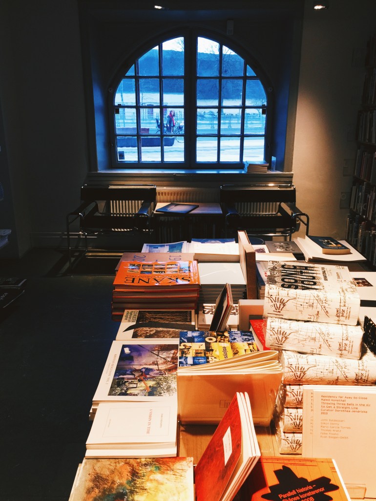 Art museum bookshop