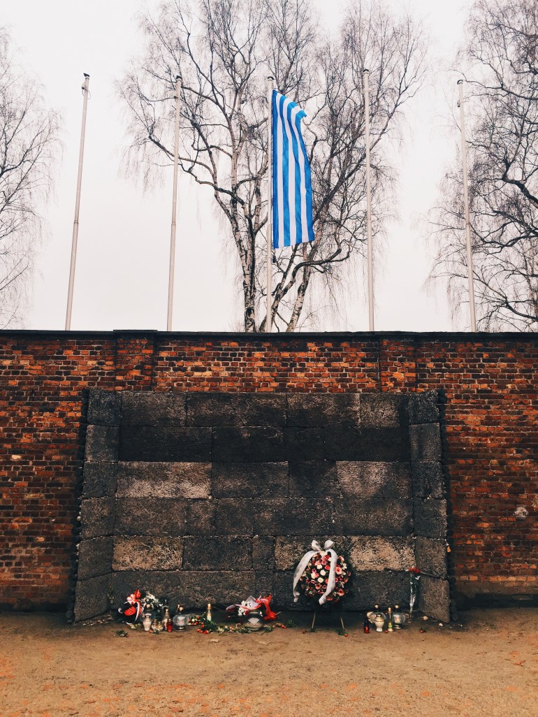 Auschwitz - firing squad memorial