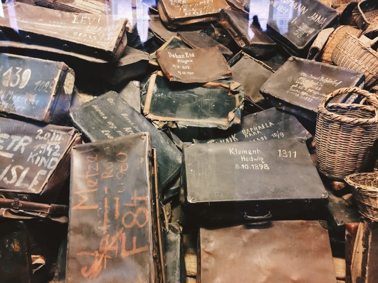 Auschwitz suitcases