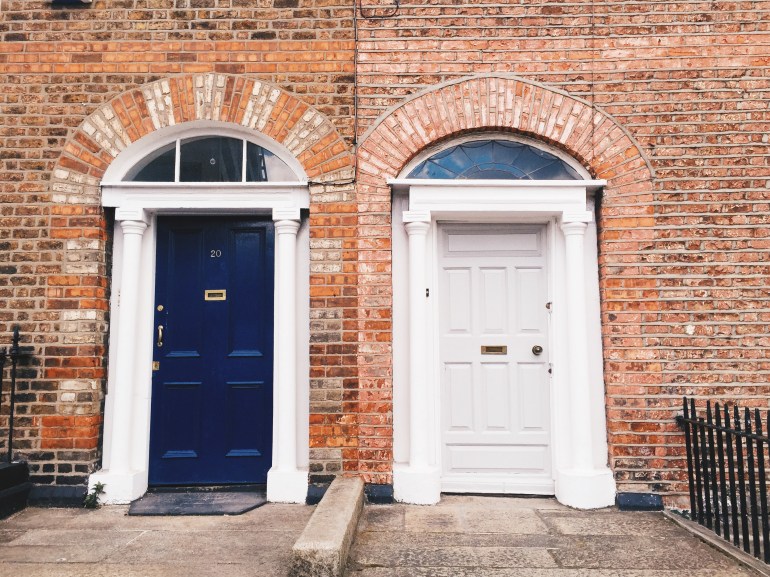 Walking to brunch - doors