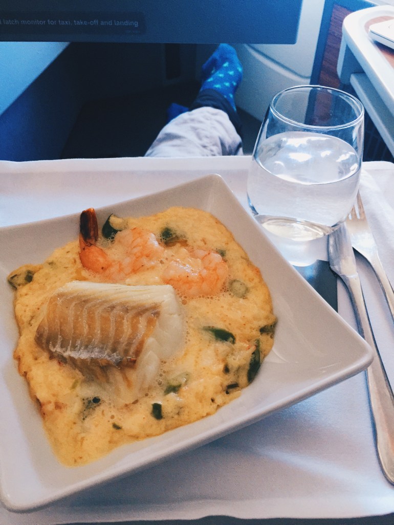Business class - more eats