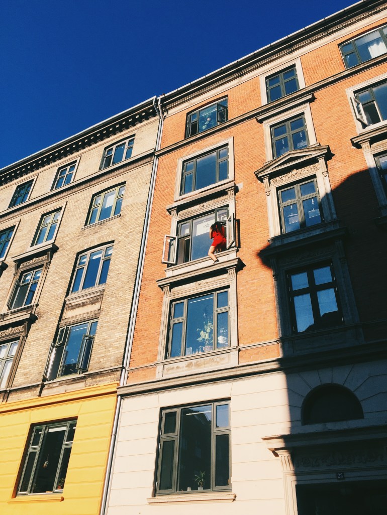 Distortion hanging out the window