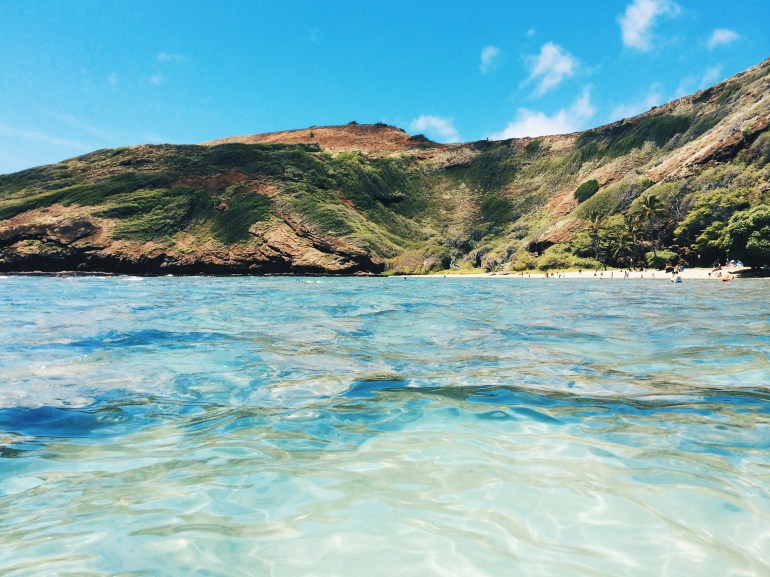 Hanauma Bay above water