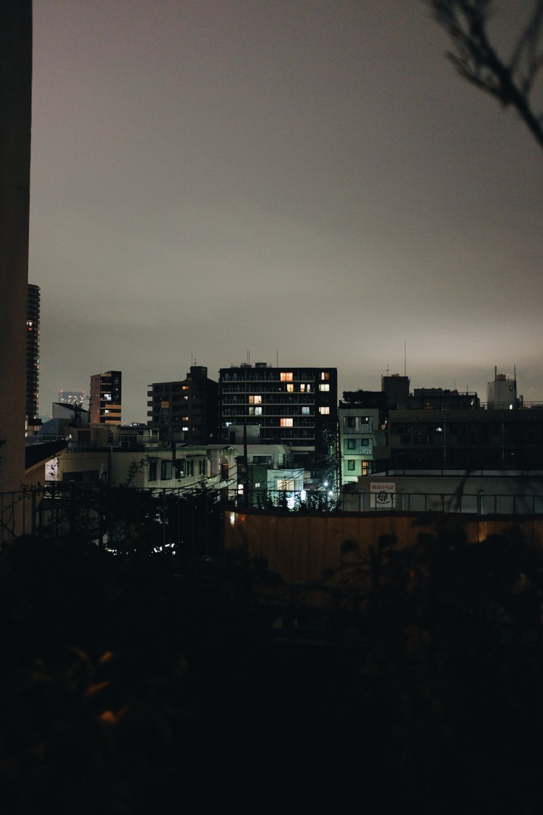 airbnb rooftop night