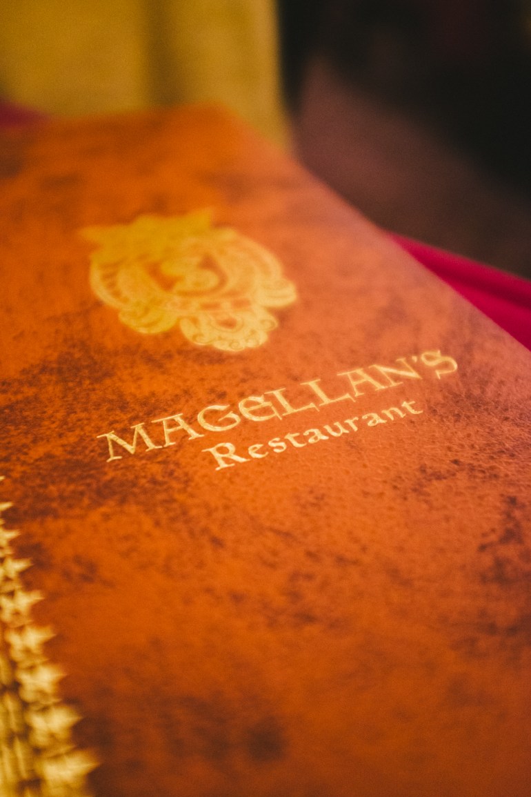 Tokyo DisneySea - Magellan's menu