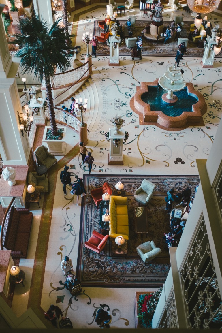 Tokyo Disneyland Hotel lobby