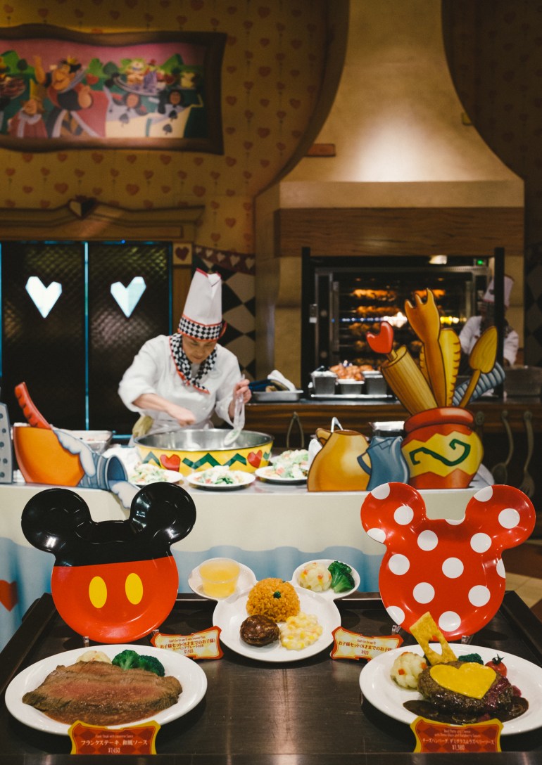 Queen of Hearts Banquet Hall plates