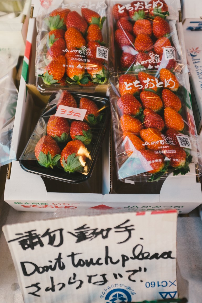 Asakusa strawberries